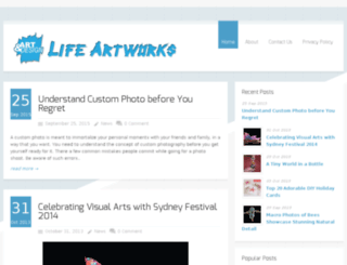 lifeartworks.com screenshot