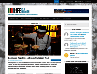 lifeasahuman.com screenshot