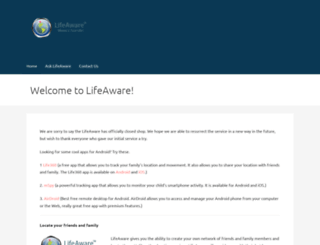 lifeaware.net screenshot