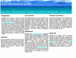 lifebalance.com screenshot