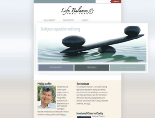 lifebalanceinstitute.com screenshot