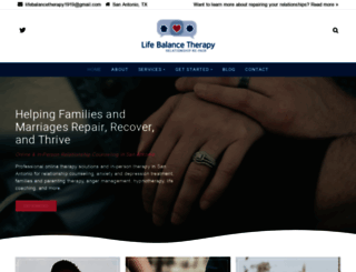 lifebalancetherapy.org screenshot