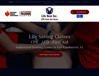 lifebeatinc.com screenshot