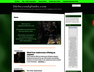 lifebeyond4limbs.com screenshot