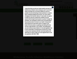 lifechoicewellnesscenter.com screenshot