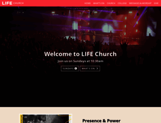 lifechurchhome.com screenshot