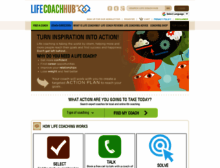 lifecoachhub.com screenshot