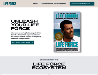 lifeforce.com screenshot