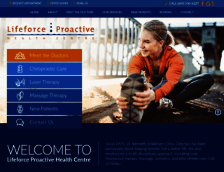 lifeforceproactive.com screenshot