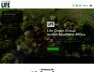 lifegreengroup.co.za screenshot