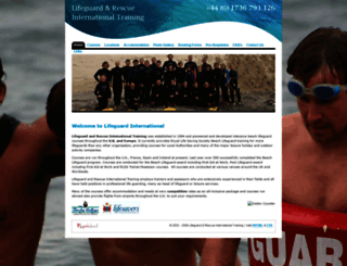lifeguardinternational.com screenshot