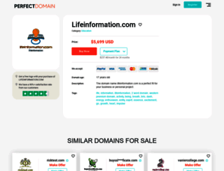 lifeinformation.com screenshot