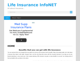 lifeinsuranceinfonet.com screenshot