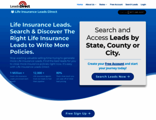 lifeleadsdirect.com screenshot