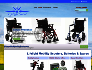 lifelightmobility.co.uk screenshot