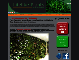 lifelikeplants.com.au screenshot