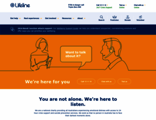 lifeline.org.au screenshot