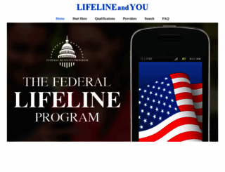 lifelineandyou.com screenshot