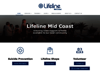 lifelinemidcoast.org.au screenshot