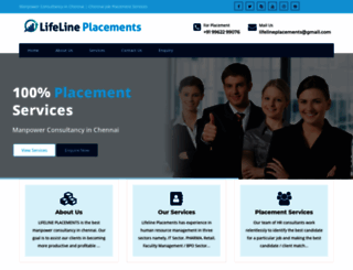 lifelineplacements.com screenshot