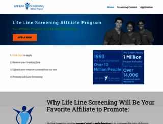 lifelinescreeningaffiliates.com screenshot
