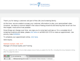lifelinescreeningemail.com screenshot