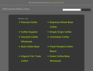 lifematecoffee.com screenshot