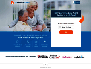 lifemedicalalerts.com screenshot