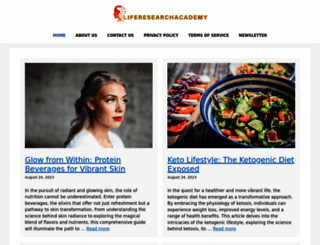 liferesearchacademy.com screenshot