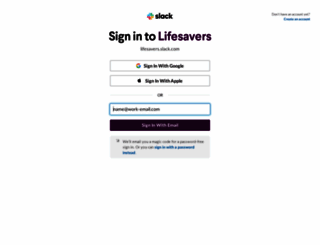 lifesavers.slack.com screenshot