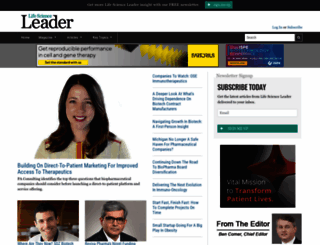 lifescienceleader.com screenshot