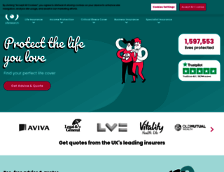 lifesearch.co.uk screenshot
