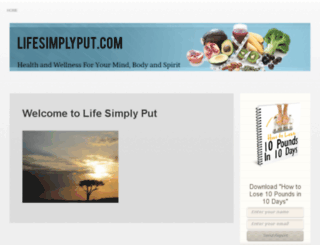 lifesimplyput.com screenshot