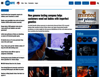 lifesitenews.com screenshot