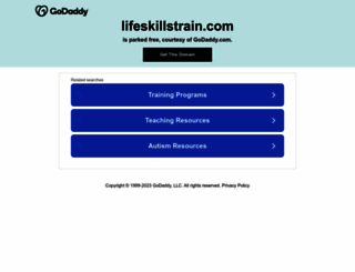 lifeskillstrain.com screenshot