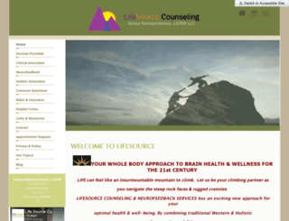 lifesource-counseling.com screenshot