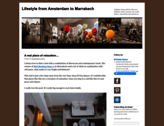 lifestyle-from-amsterdam-to-marrakech.com screenshot