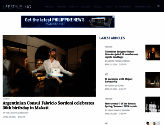 lifestyle.inquirer.net screenshot