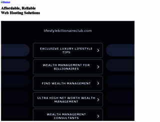 lifestylebillionaireclub.com screenshot