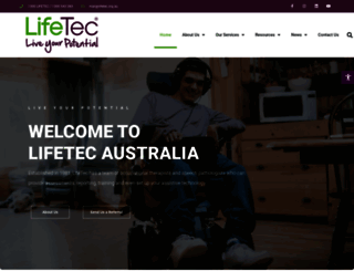 lifetec.org.au screenshot