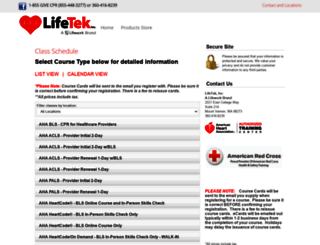 lifetekinc.enrollware.com screenshot
