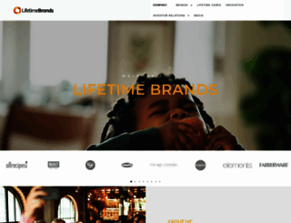 lifetimebrands.com screenshot