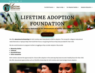 lifetimefoundation.org screenshot