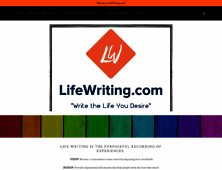 lifewriting.com screenshot