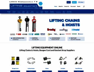 liftingequipmentonline.co.uk screenshot