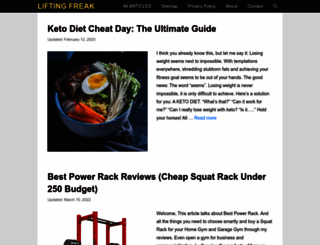 liftingfreak.com screenshot