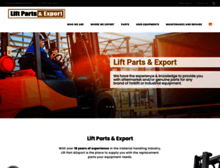 liftpartsfl.com screenshot