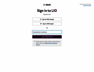 lig.slack.com screenshot