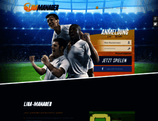 liga-manager.de screenshot
