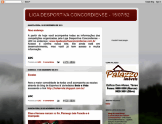 ligadesportivaconcordiense.blogspot.com.br screenshot